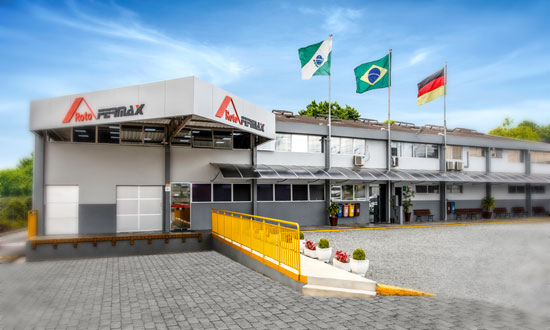 Sede da Roto Fermax na cidade de Colombo, Paraná, Brasil.